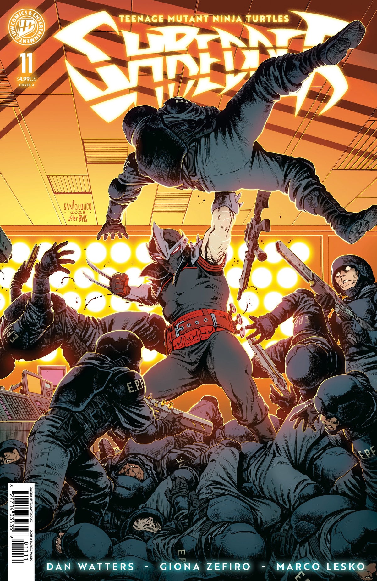 Teenage Mutant Ninja Turtles: Shredder #11 Cover A (Santolouco) (Release Date: 08/19/2026)
