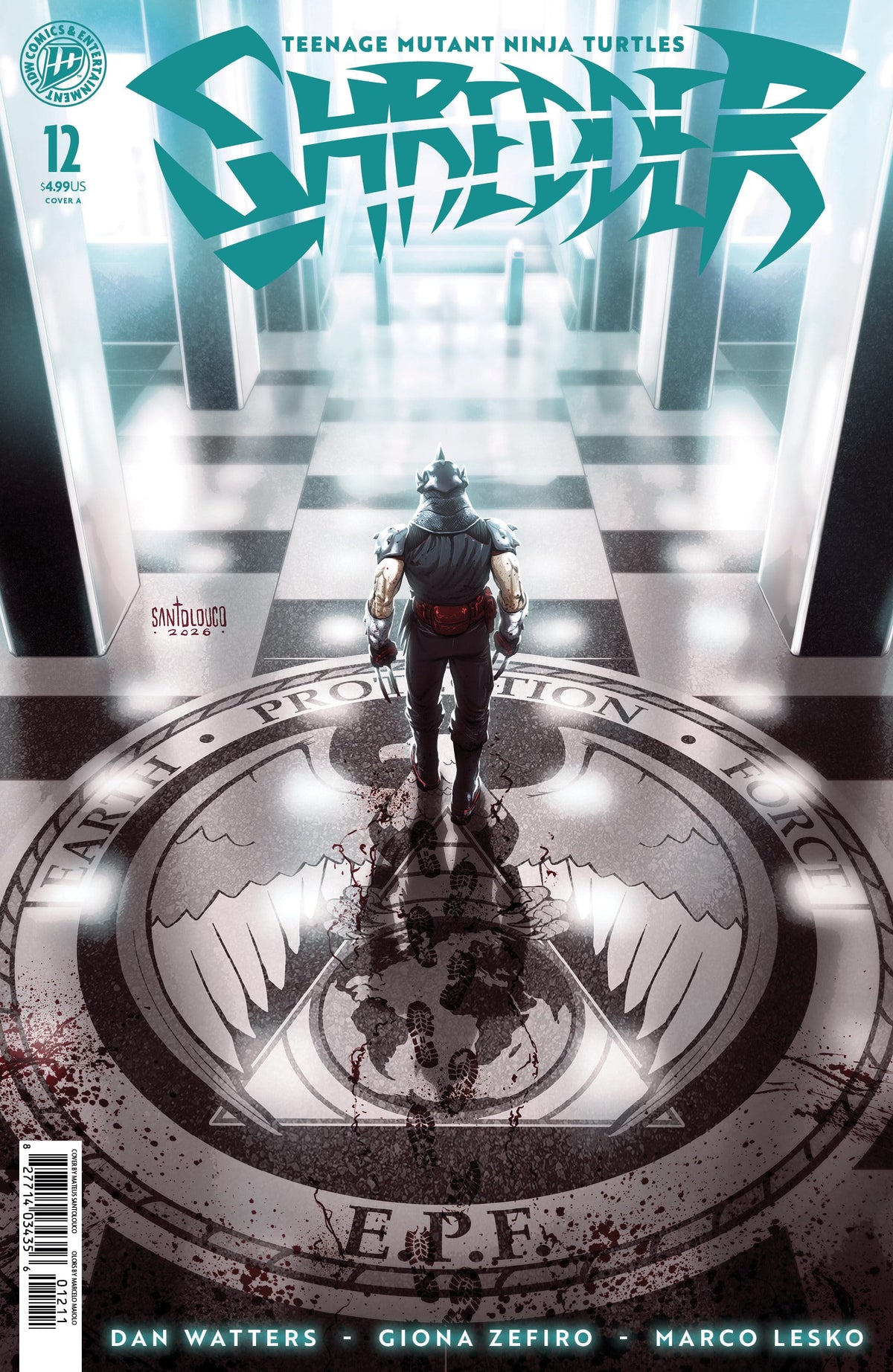 Teenage Mutant Ninja Turtles: Shredder #12 Cover A (Santolouco) (Release Date: 09/16/2026)