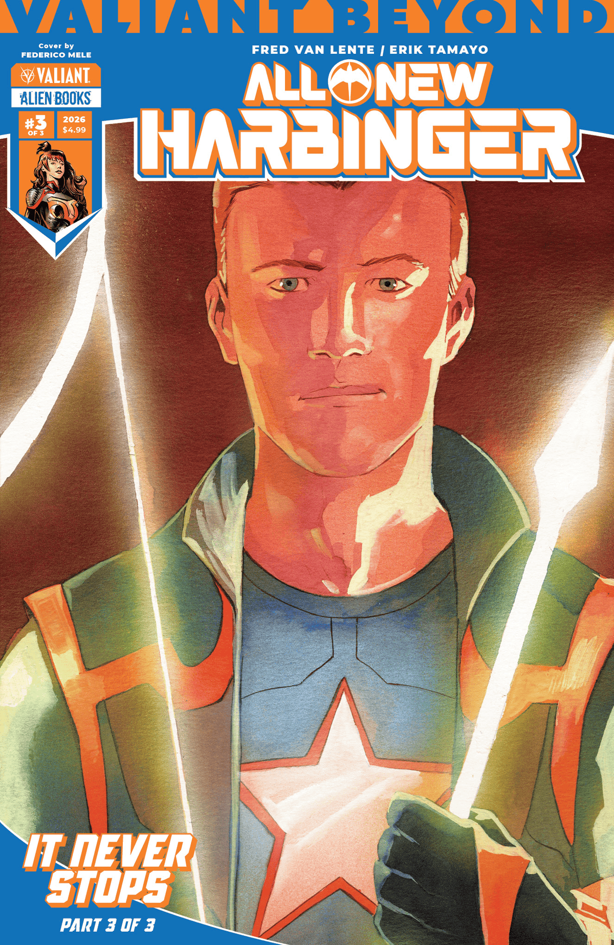 Valiant Beyond: All-New Harbinger #6--It Never Stops #3 Variant B (Mele)