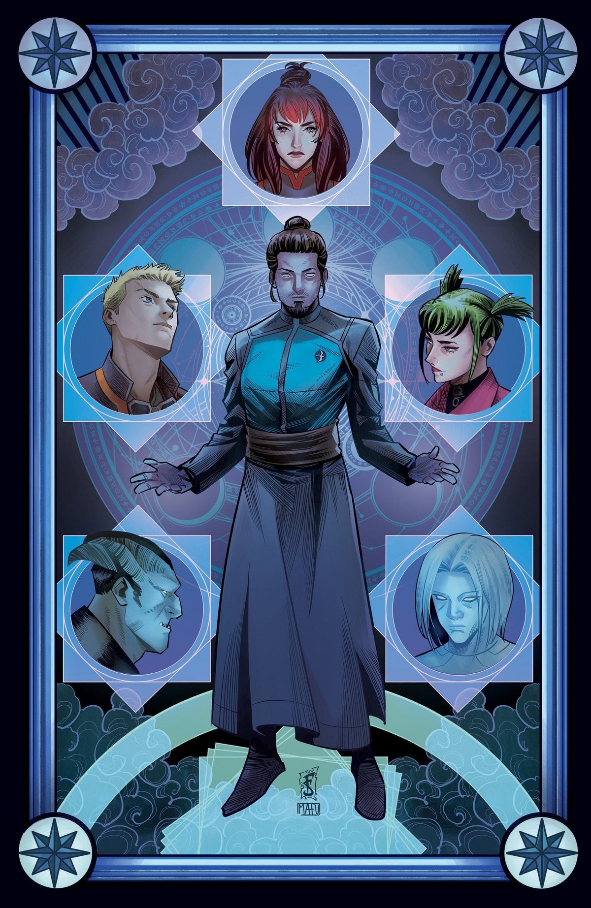 Valiant Beyond: All-New Harbinger #8--Risen #2 Variant B (Sabbatini Tarot Card Variant)