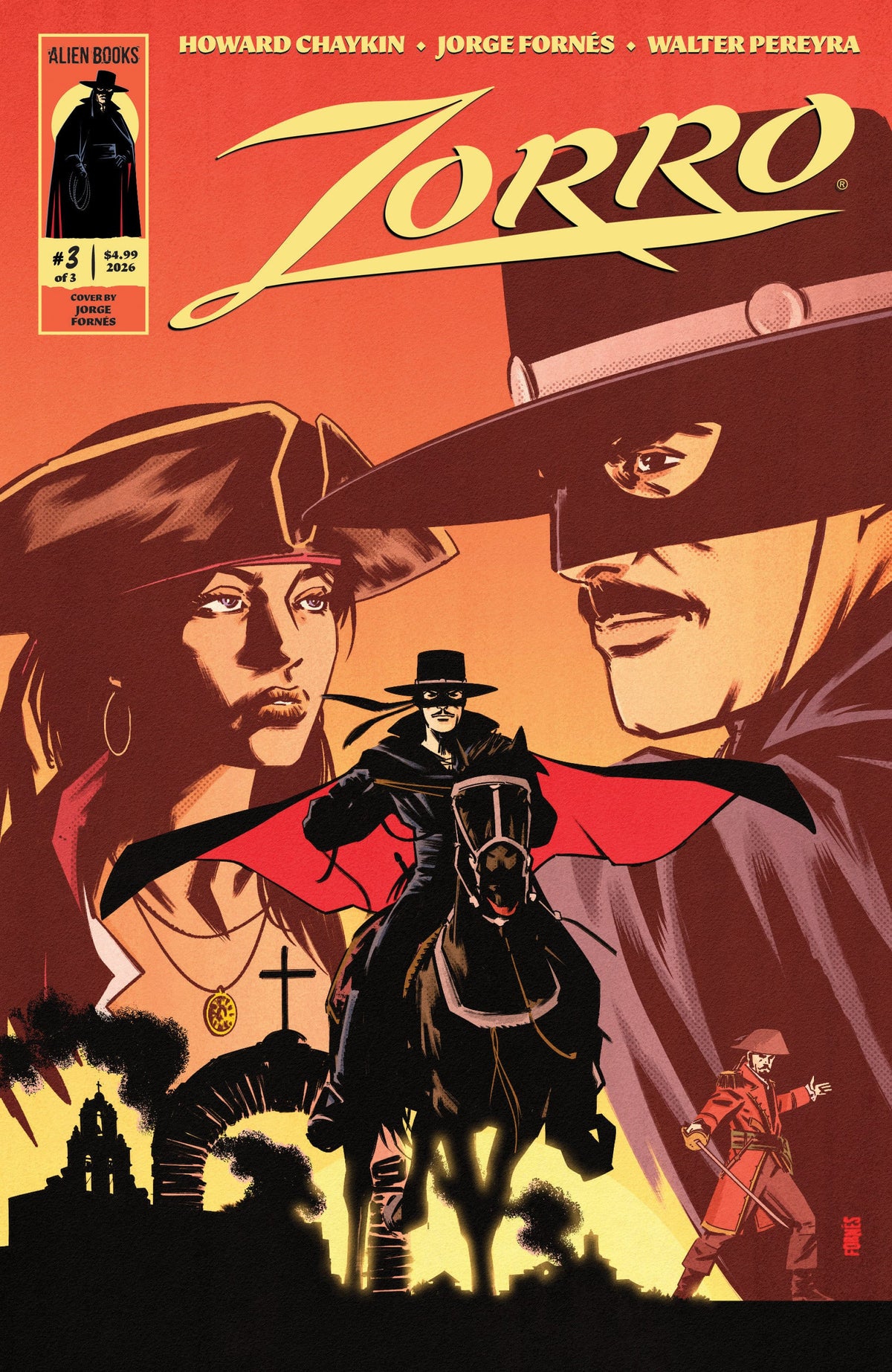 Zorro #3 Cover A (Fornés) (Release Date: 08/12/2026)