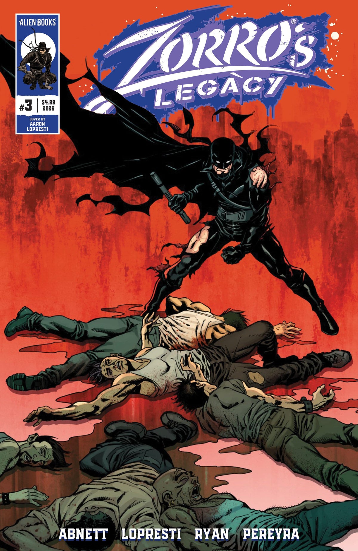 Zorro's Legacy #3 Cover A (Lopresti) (Release Date: 09/30/2026)