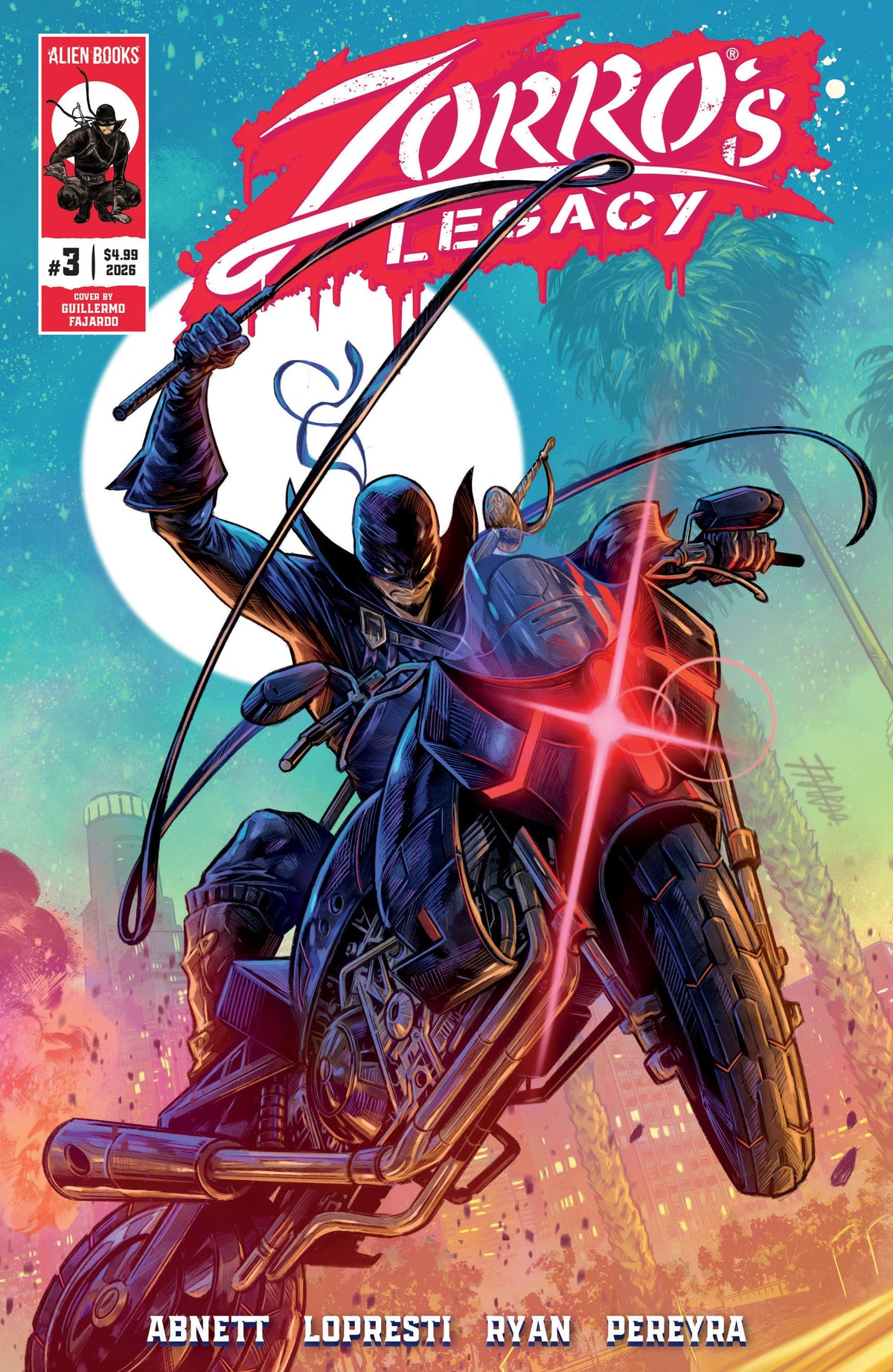 Zorro's Legacy #3 Variant C (Fajardo) (Release Date: 09/30/2026)