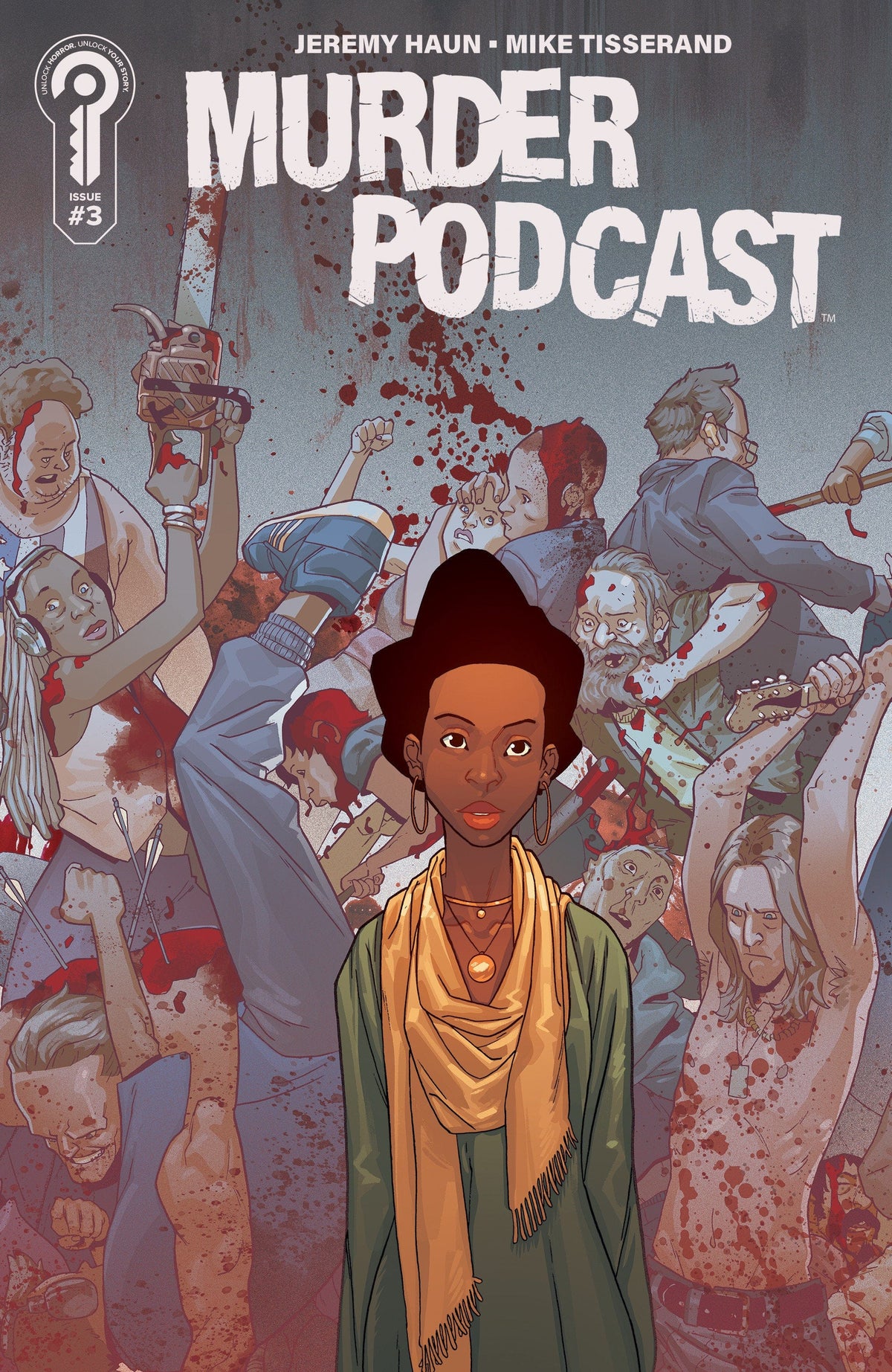 Murder Podcast #3 Connected Cover B Mike Tisserand