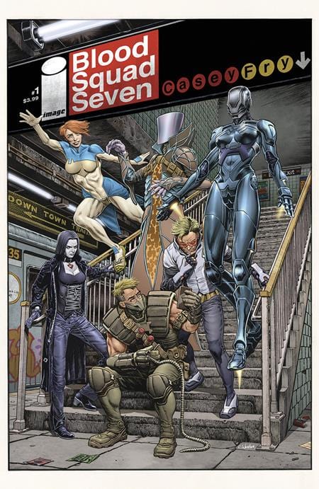 BLOOD SQUAD SEVEN #1 CVR B CHRIS WESTON VAR
