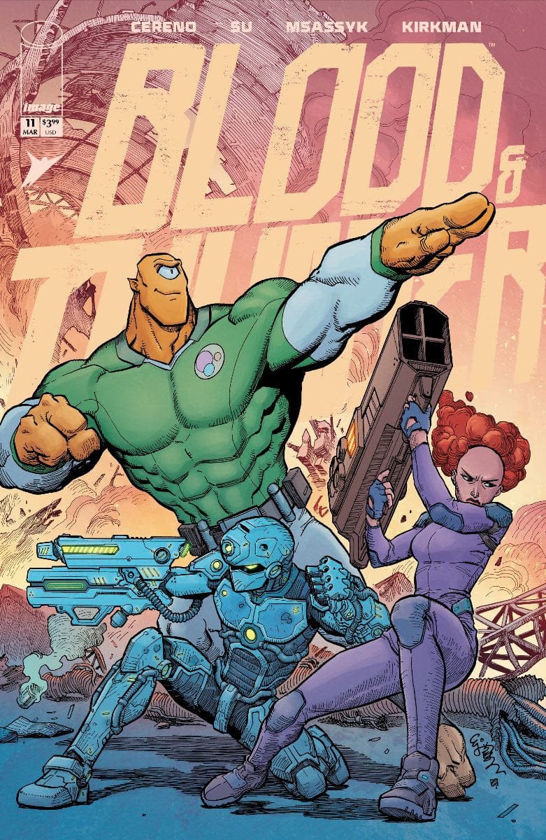 BLOOD & THUNDER #11 CVR E EJ SU & MSASSYK INVINCIBLE TEAM UP VAR (MR)