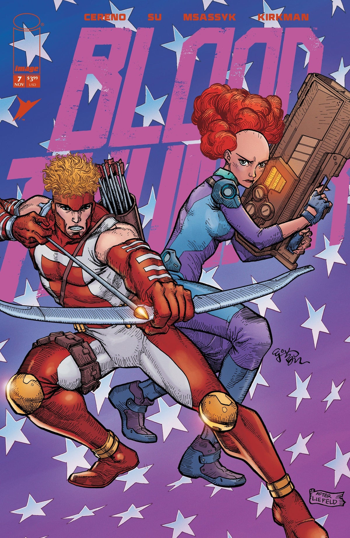 BLOOD & THUNDER #7 CVR G EJ SU YOUNGBLOOD VAR (MR)