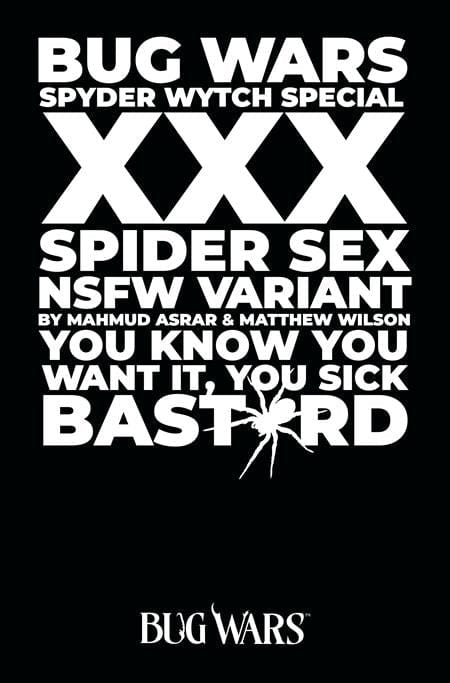 BUG WARS THE SPYDER WYTCH SPECIAL (ONE SHOT) CVR B MAHMUD ASRAR & MATTHEW WILSON NSFW POLYBAGGED VAR (MR)