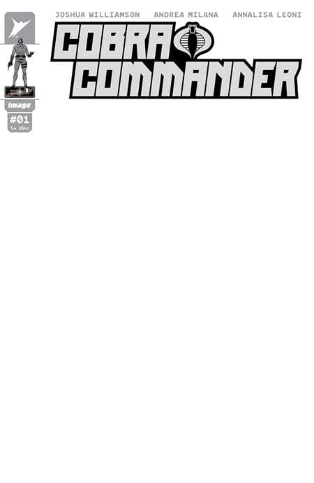 COBRA COMMANDER #1 (OF 5) CVR G BLANK SKETCH VAR