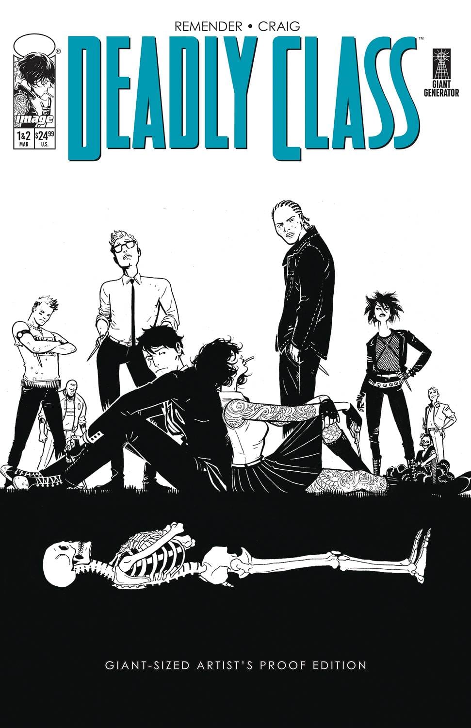 DEADLY CLASS GIANT SIZED ARTISTS PROOF EDITION CVR A CRAIG