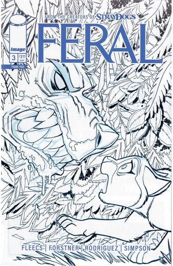 FERAL #3 CVR A FORSTNER & FLEECS CVR E 1:50 INCV