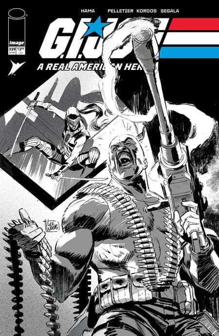 GI JOE A REAL AMERICAN HERO #329 CVR B LEE WEEKS B&W VAR