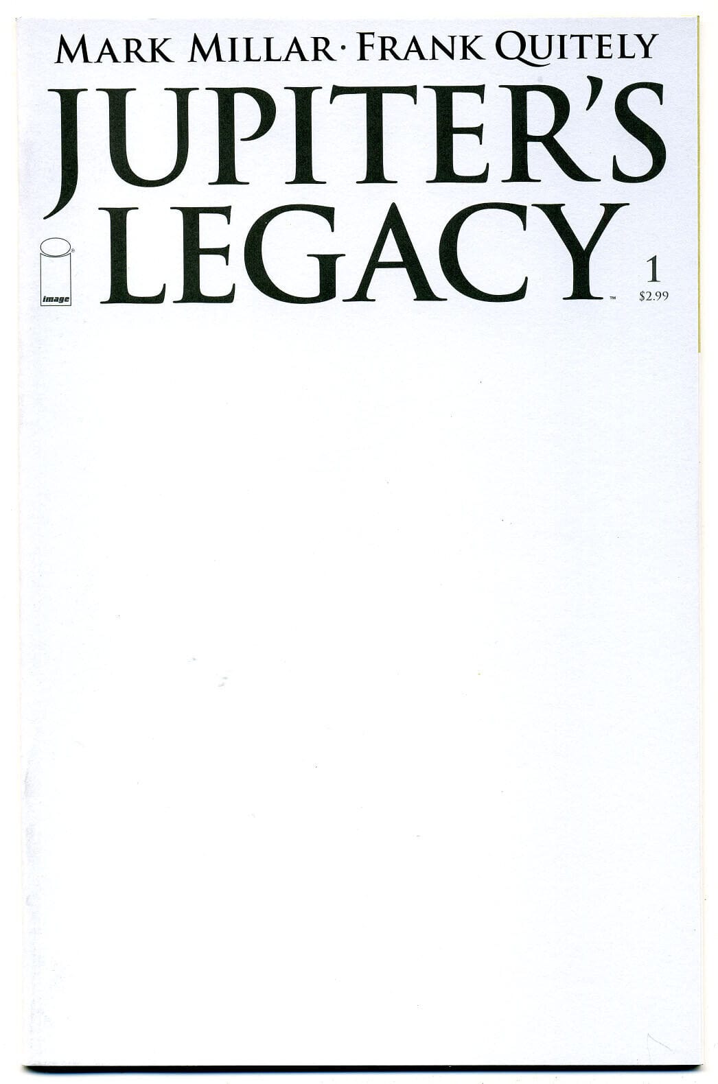 JUPITERS LEGACY #1 BLANK SKETCH CVR