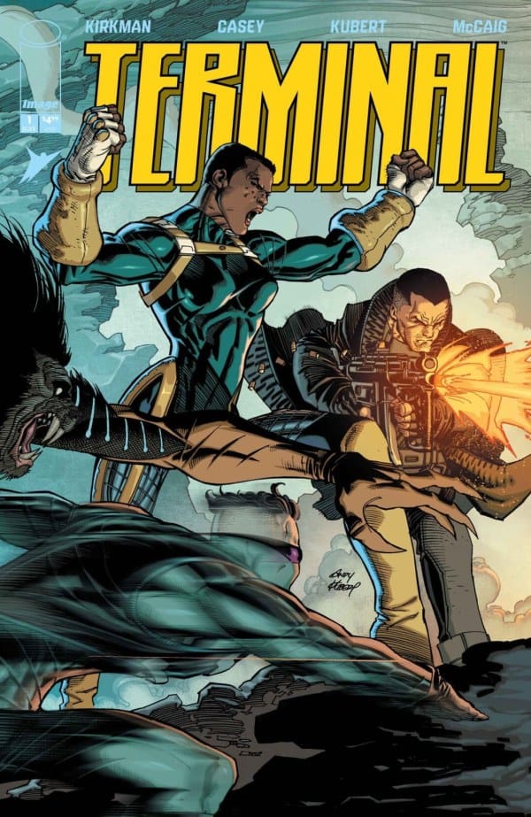 TERMINAL #1 CVR A ANDY KUBERT & DAVE MCCAIG CONNECTING WRAPAROUND (MR)