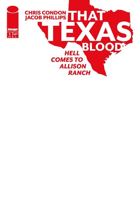 THAT TEXAS BLOOD HELL COMES TO ALLISON RANCH #1 (OF 6) CVR E BLANK SKETCH VAR (MR) (Release Date: 09/23/2026)