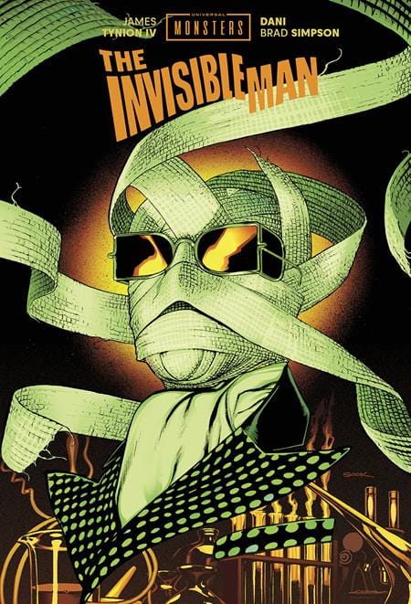 UNIVERSAL MONSTERS THE INVISIBLE MAN HC DIRECT MARKET EXCLUSIVE RYAN SOOK VAR