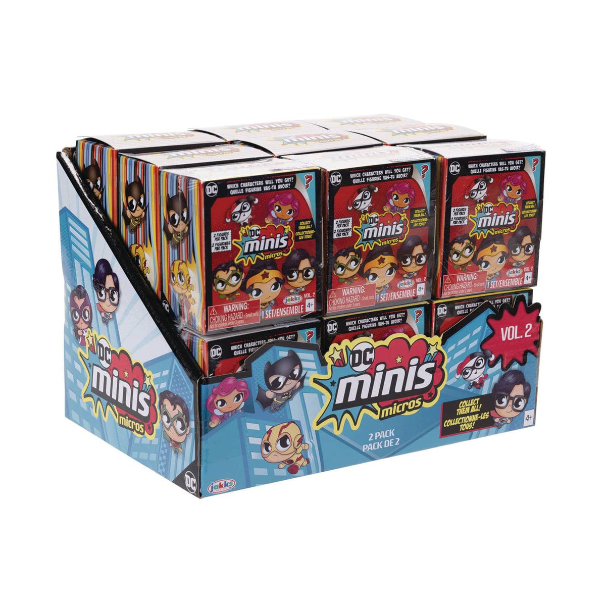 JAKKS PACIFIC: DC MINIS MICROS- 2PK MINI FIGURE VOL 2