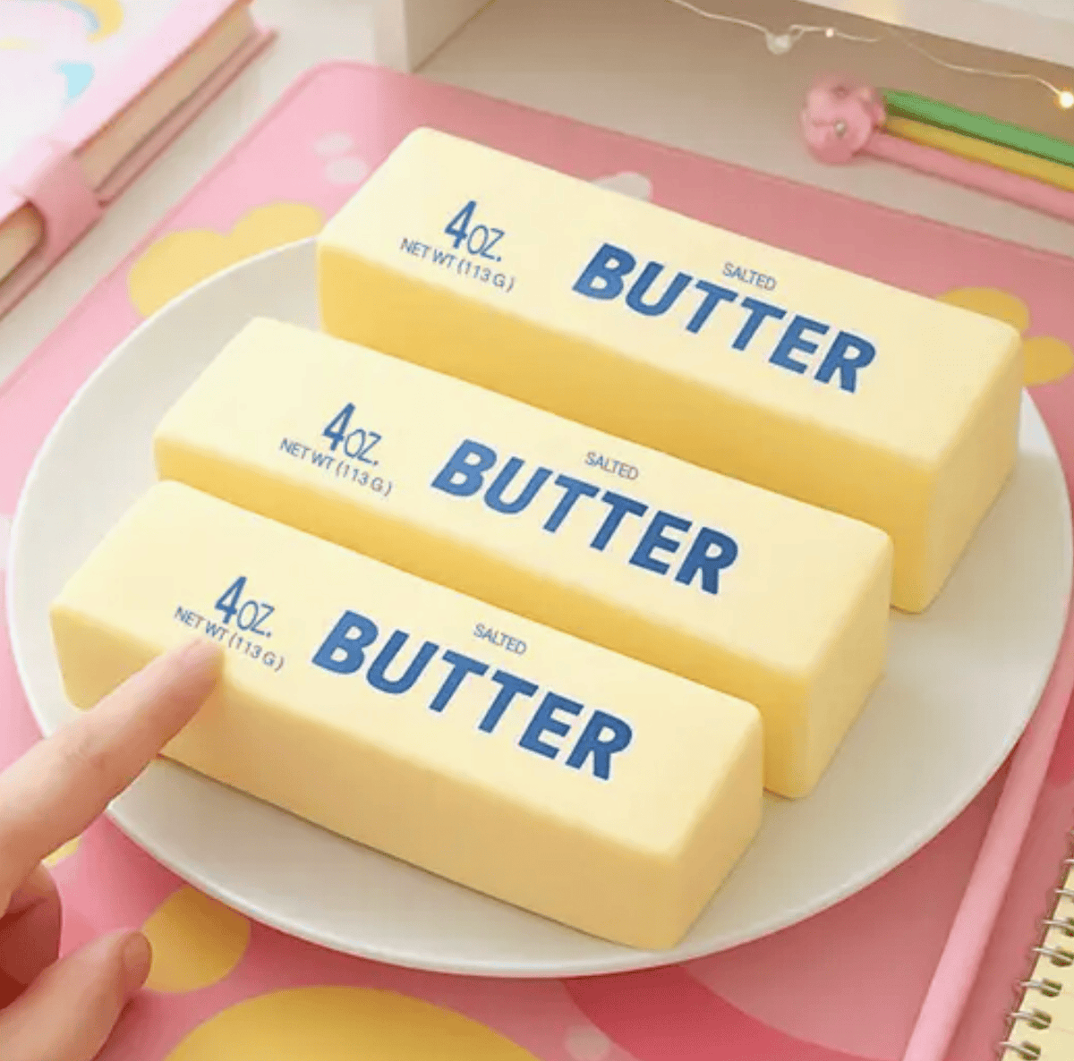 Butter Stress Ball – Soft & Slow-Rebound Squishy Toy