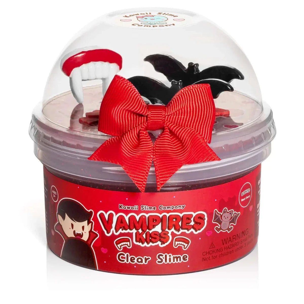 Kawaii Slime: Clear Slime - Vampire's Kiss