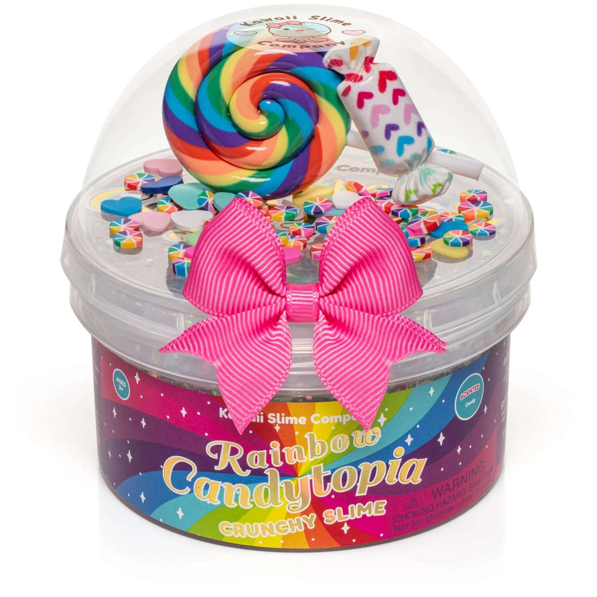 Kawaii Slime: Crunchy Slime - Rainbow Candytopia