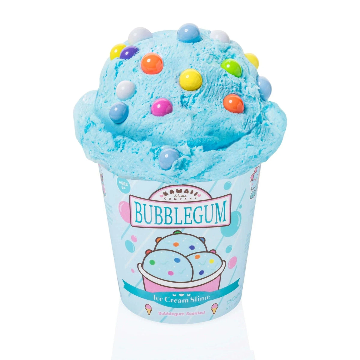 Kawaii Slime: Ice Cream Pint Slime - Bubblegum Scented