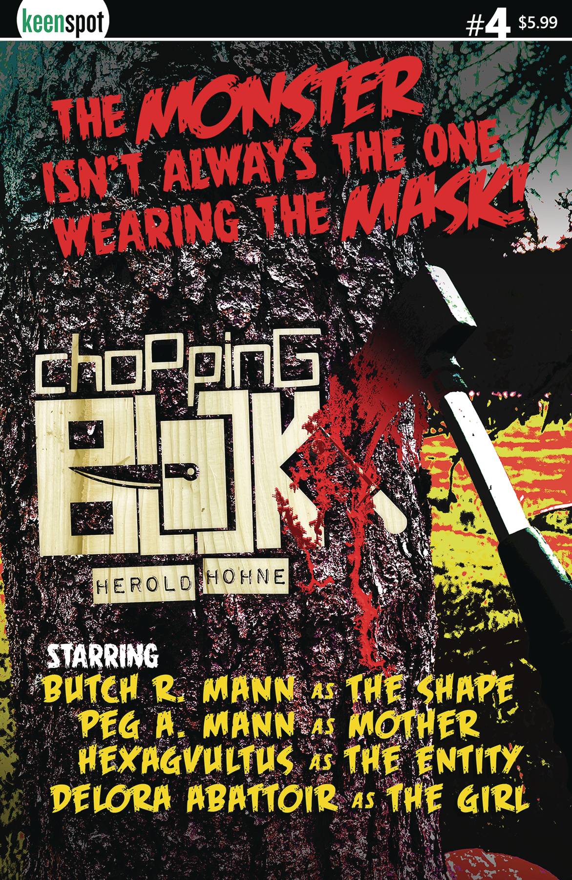 CHOPPING BLOCK #4 CVR C B-MOVIE POSTER