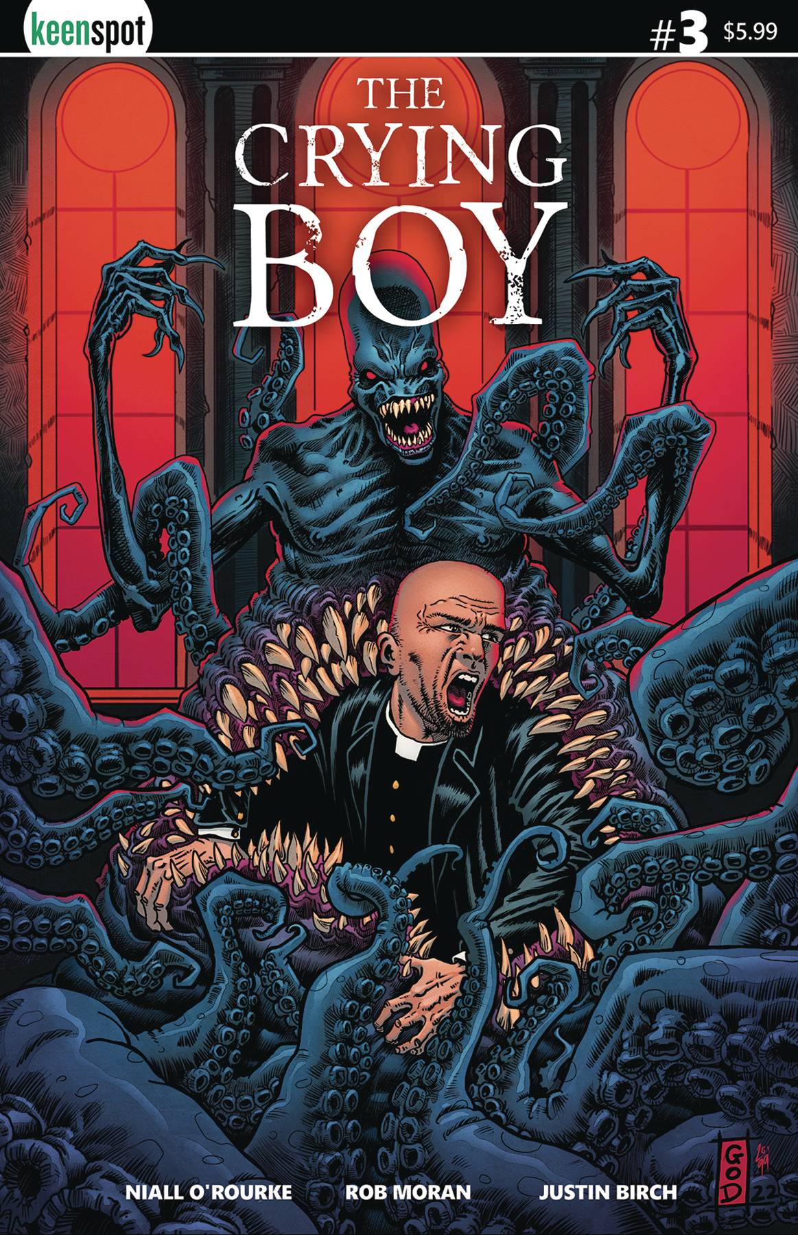 CRYING BOY #3 CVR B GARY O`DONNELL
