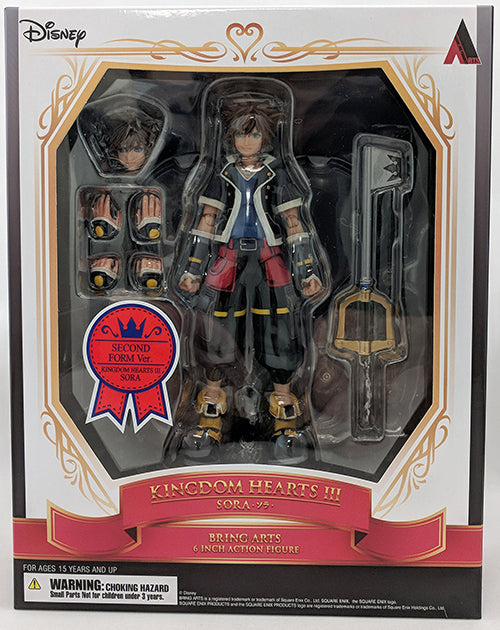 Kingdom Hearts 3 6 Inch Action Figure Bring Arts - Sora 2nd Form (Shelf Wear Packaging)