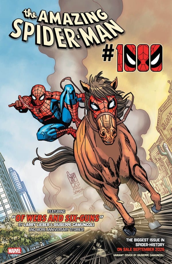 AMAZING SPIDER-MAN #1000 GIUSEPPE CAMUNCOLI VARIANT (Release Date: 09/16/2026)