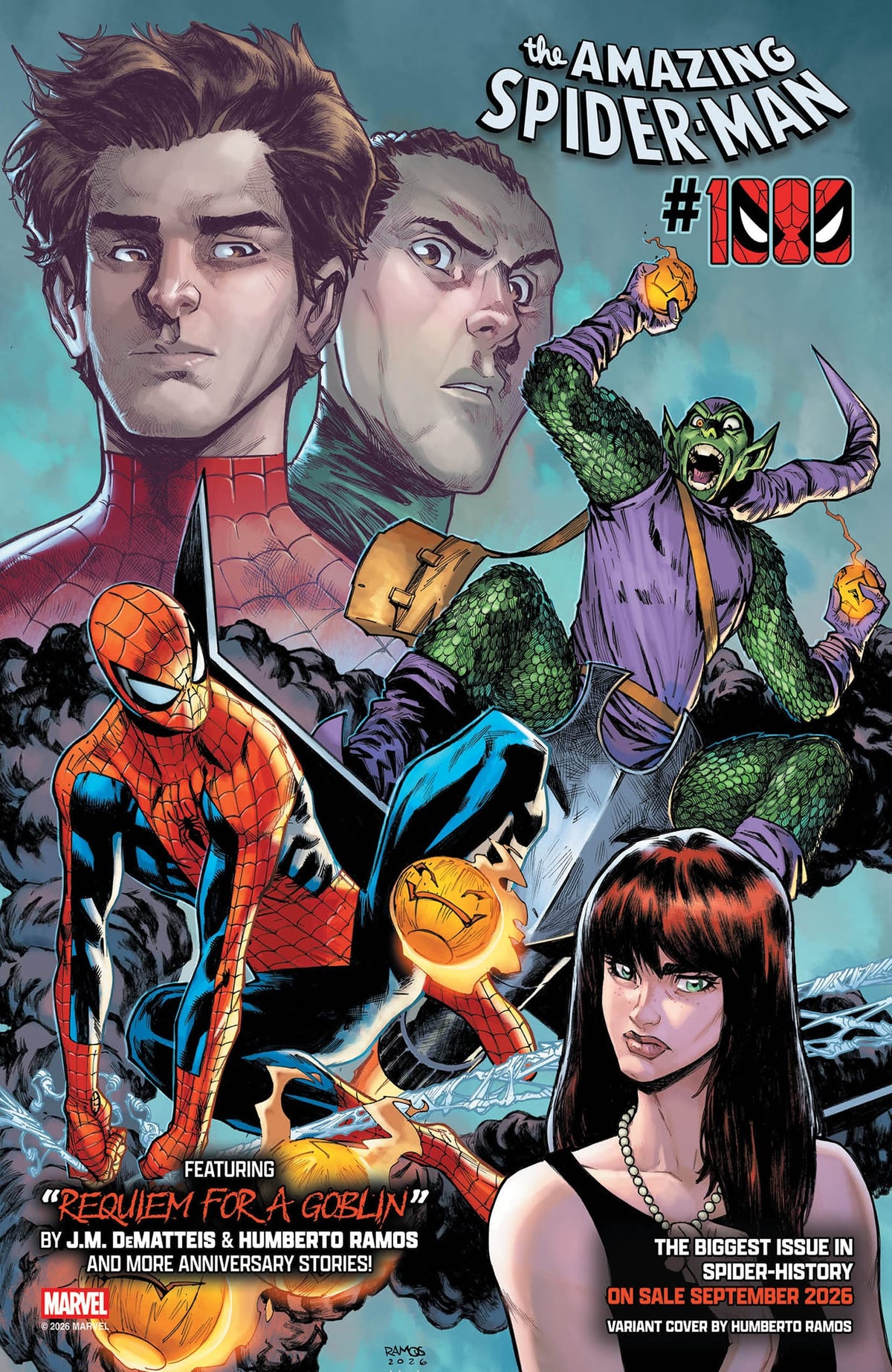 AMAZING SPIDER-MAN #1000 HUMBERTO RAMOS VARIANT (Release Date: 09/16/2026)