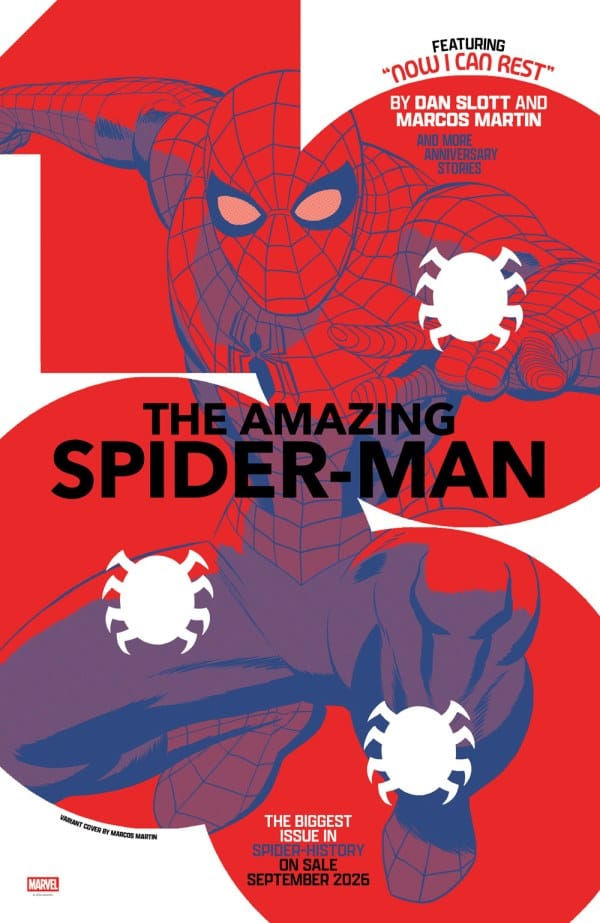 AMAZING SPIDER-MAN #1000 MARCOS MARTIN VARIANT (Release Date: 09/16/2026)