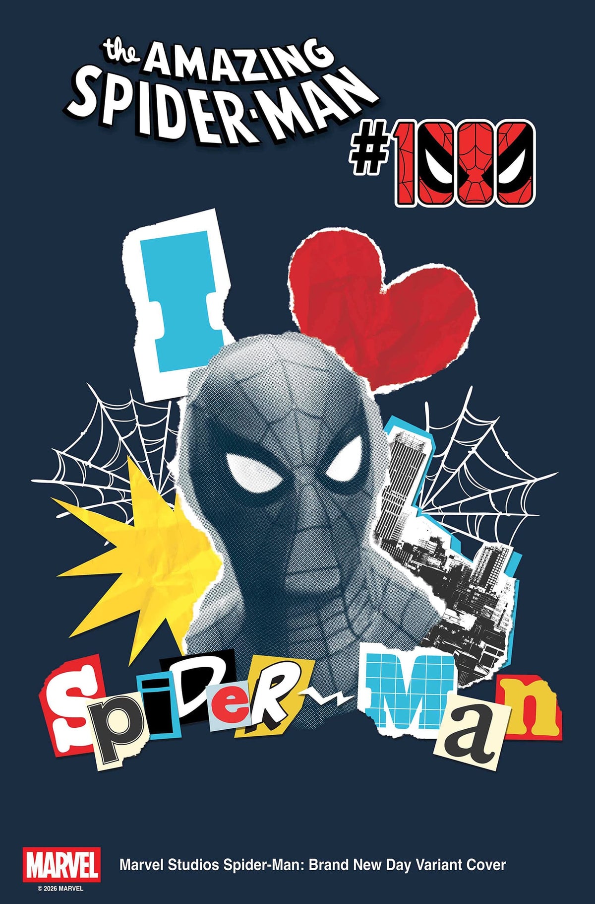 AMAZING SPIDER-MAN #1000 MARVEL STUDIOS SPIDER-MAN: BRAND NEW DAY VARIANT (Release Date: 09/16/2026)