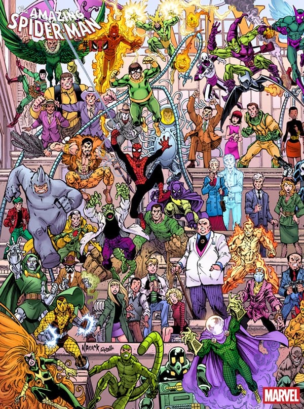 AMAZING SPIDER-MAN #1000 TODD NAUCK 4-PART CONNECTING LEGACY VARIANT (Release Date: 09/16/2026)