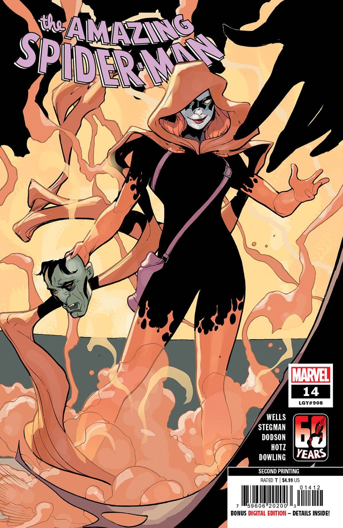 AMAZING SPIDER-MAN #14 TBD ARTIST 2ND PRINTING VAR