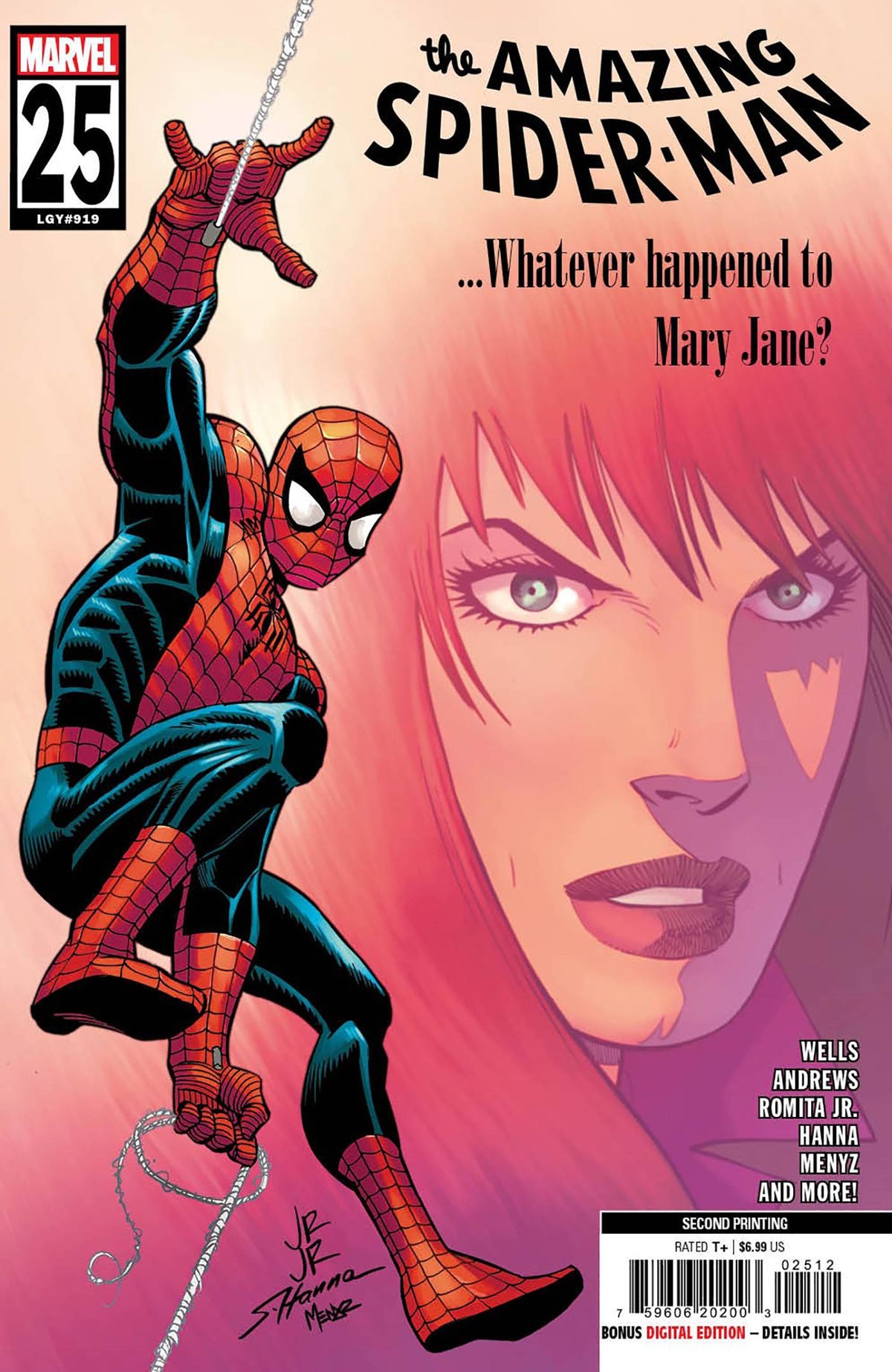 AMAZING SPIDER-MAN #25 2ND PTG JOHN ROMITA JR VAR