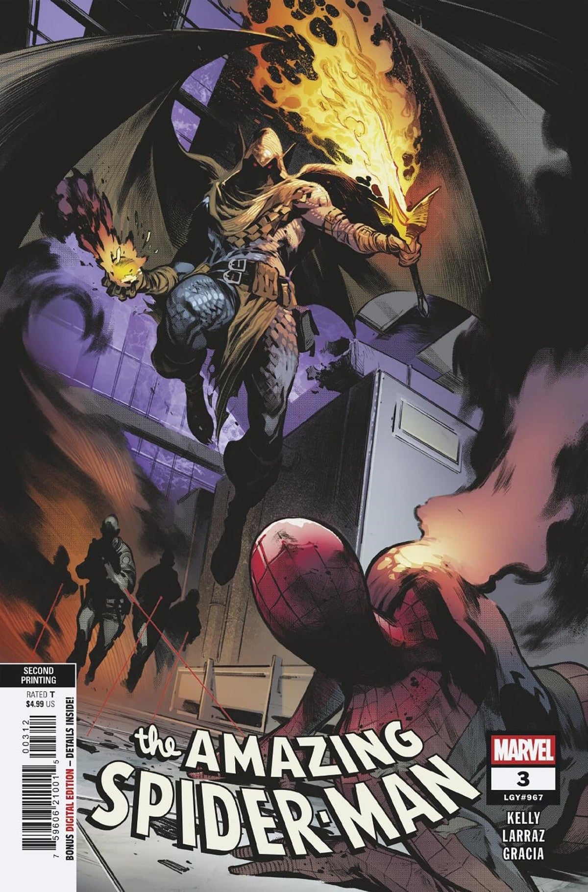 AMAZING SPIDER-MAN #3 PEPE LARRAZ 2ND PRINTING VARIANT