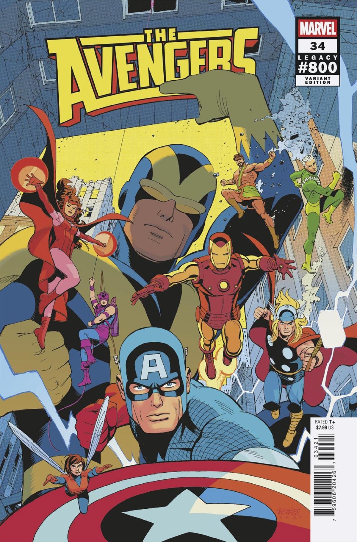 AVENGERS #34 LEONARDO ROMERO VARIANT