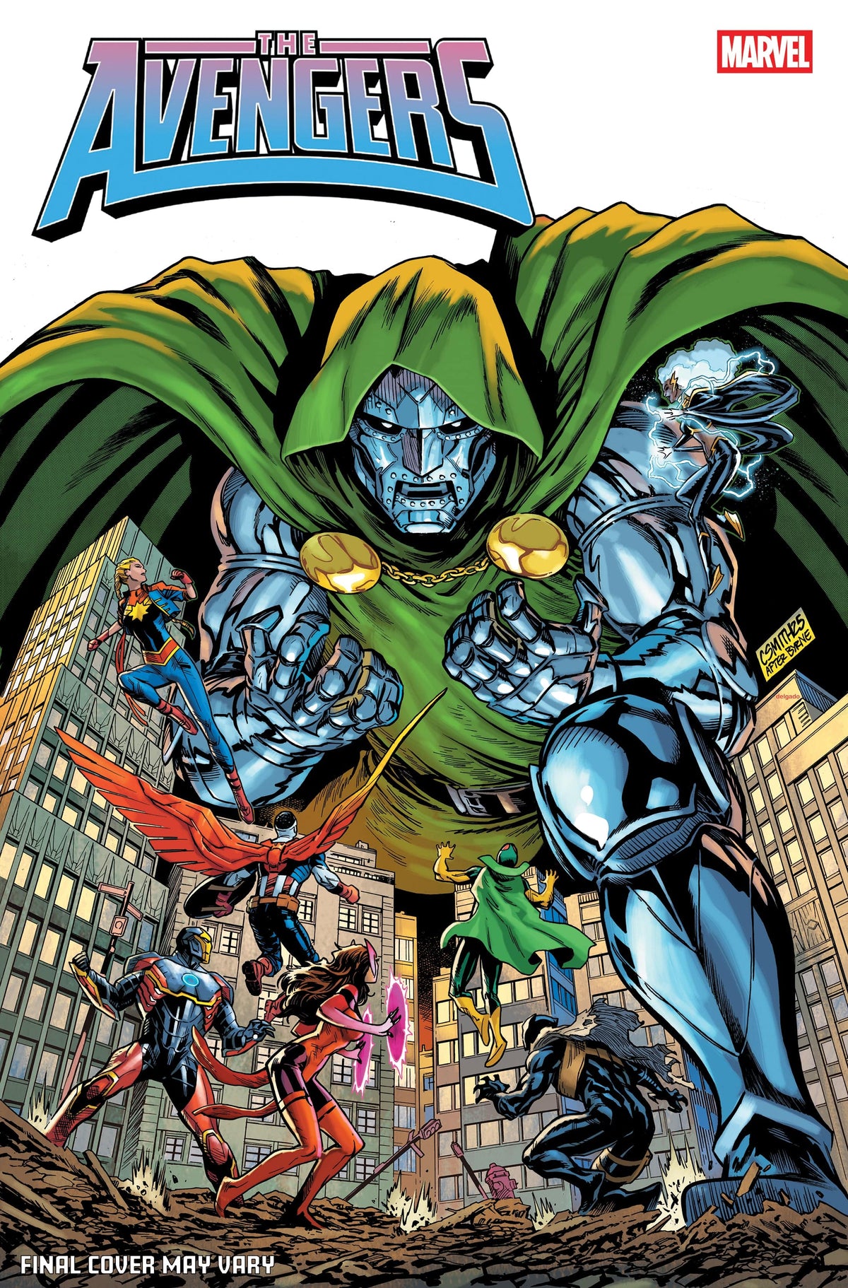 AVENGERS #36 CORY SMITH DOOM HOMAGE VARIANT