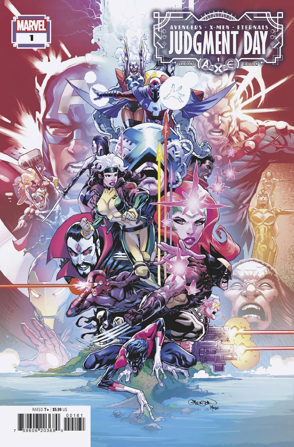 AXE JUDGMENT DAY #1 (OF 6) GLEASON VAR