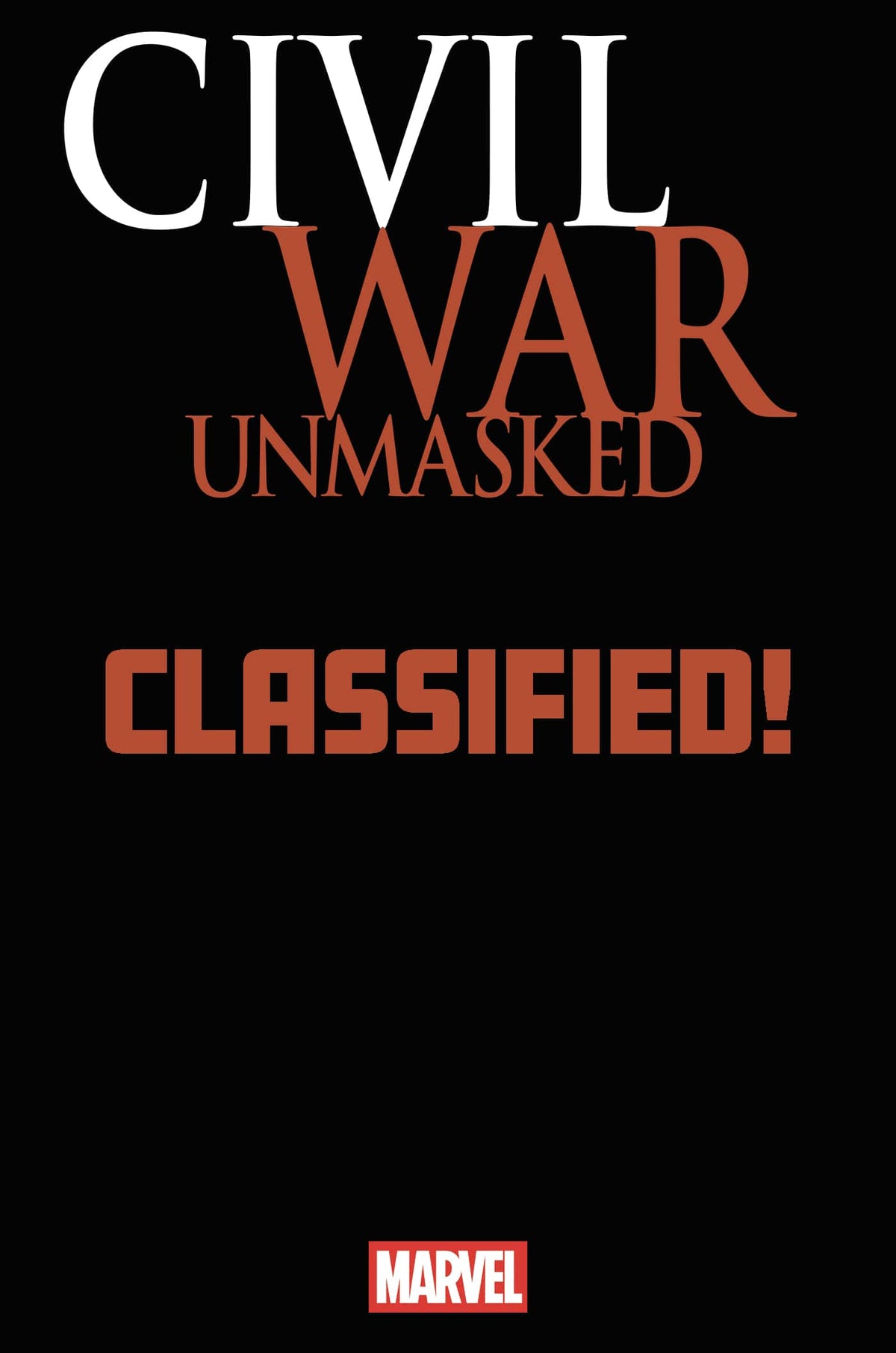 CIVIL WAR: UNMASKED #2 TBD ARTIST MAGIC: THE GATHERING VARIANT