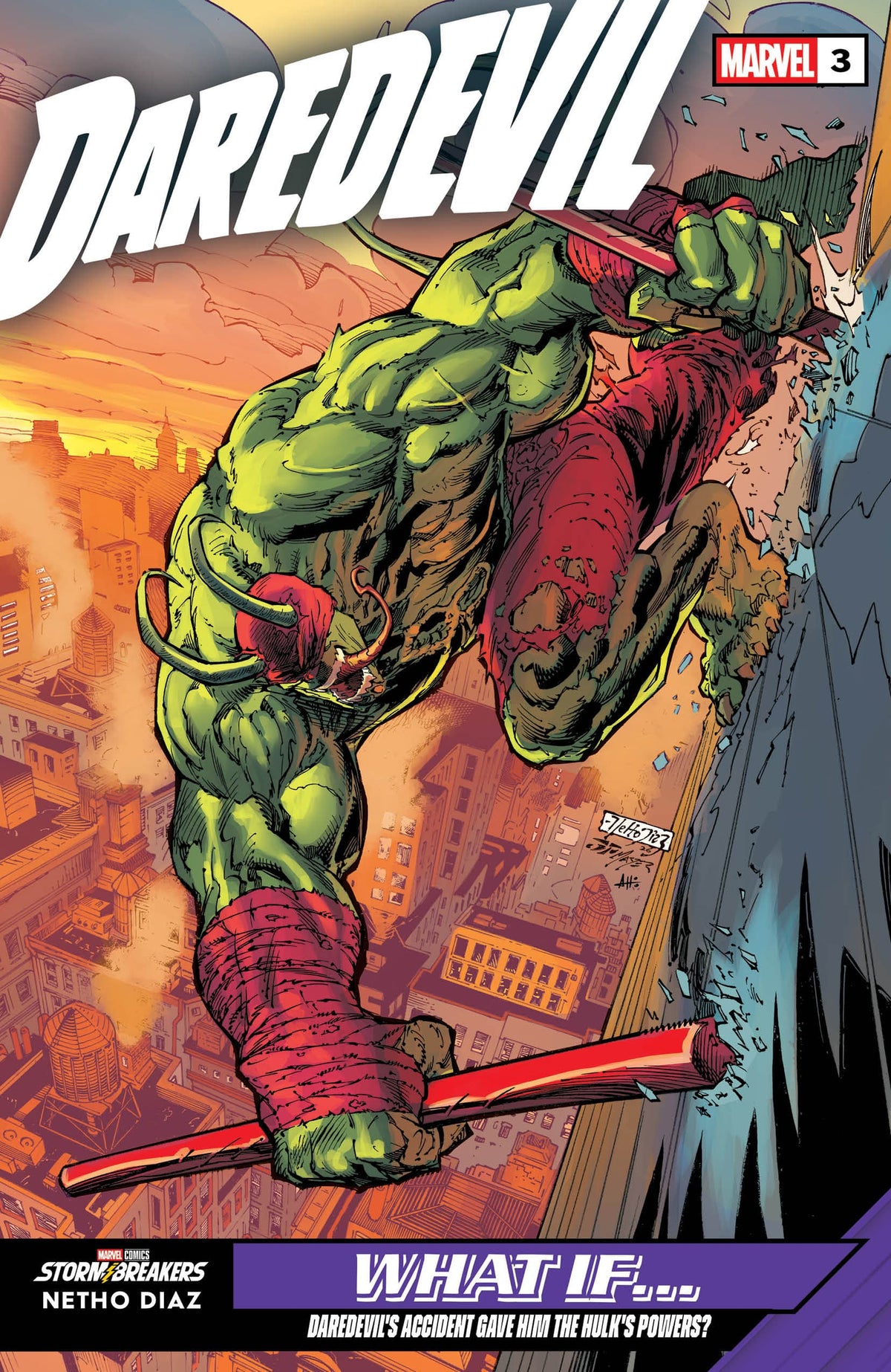 DAREDEVIL #3 NETHO DIAZ WHAT IF...? VARIANT