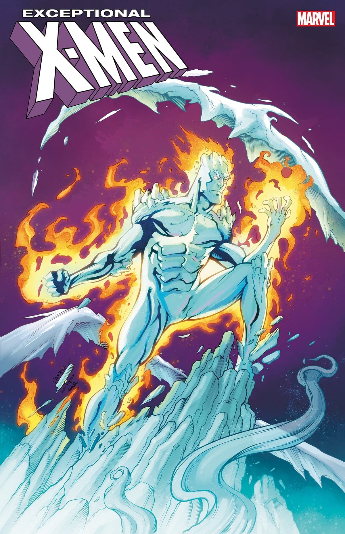 EXCEPTIONAL X-MEN #6 CHRIS CAMPANA TORCH! VARIANT