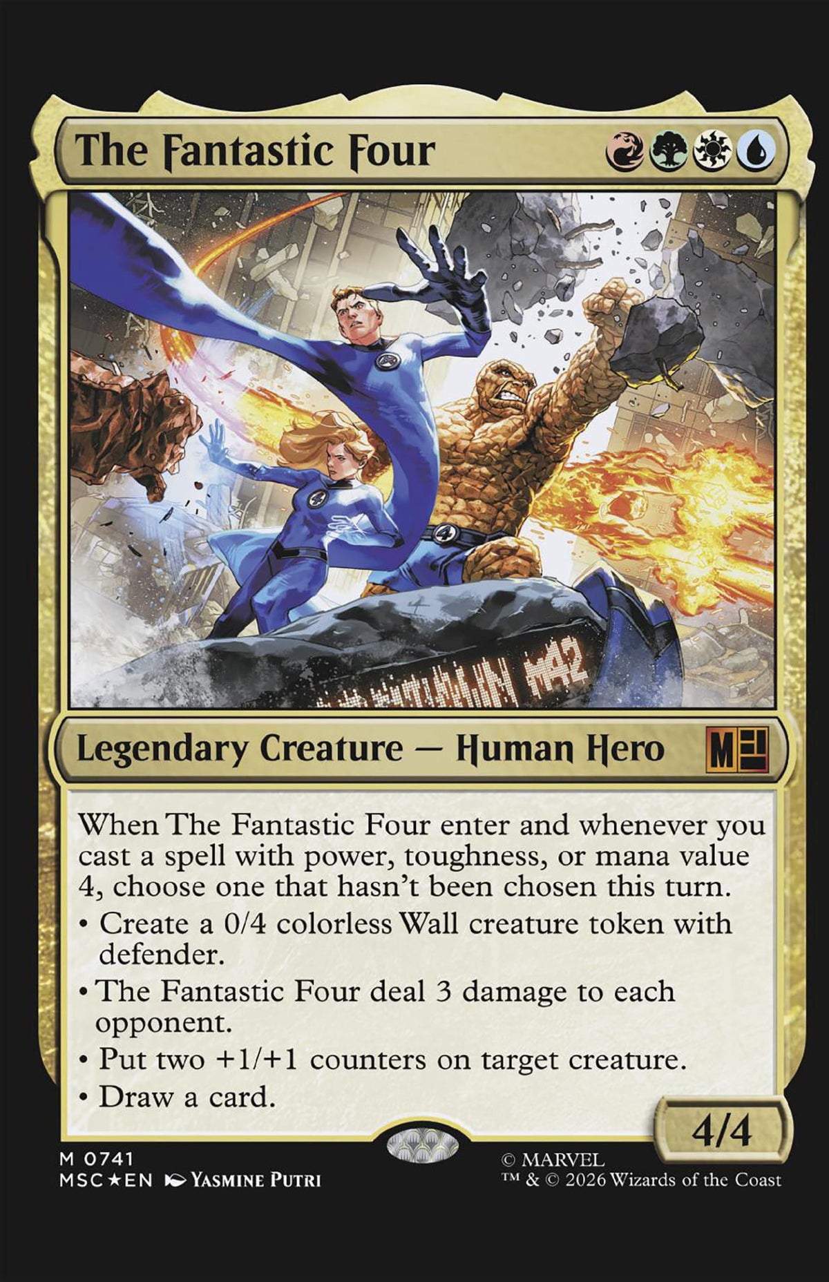 FANTASTIC FOUR #12 TBD ARTIST MAGIC: THE GATHERING VARIANT