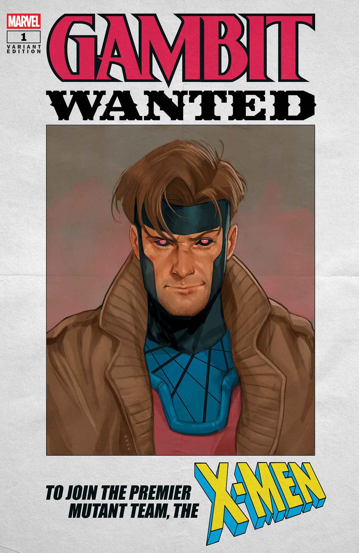 GAMBIT: WANTED #1 PHIL NOTO WANTED VARIANT A