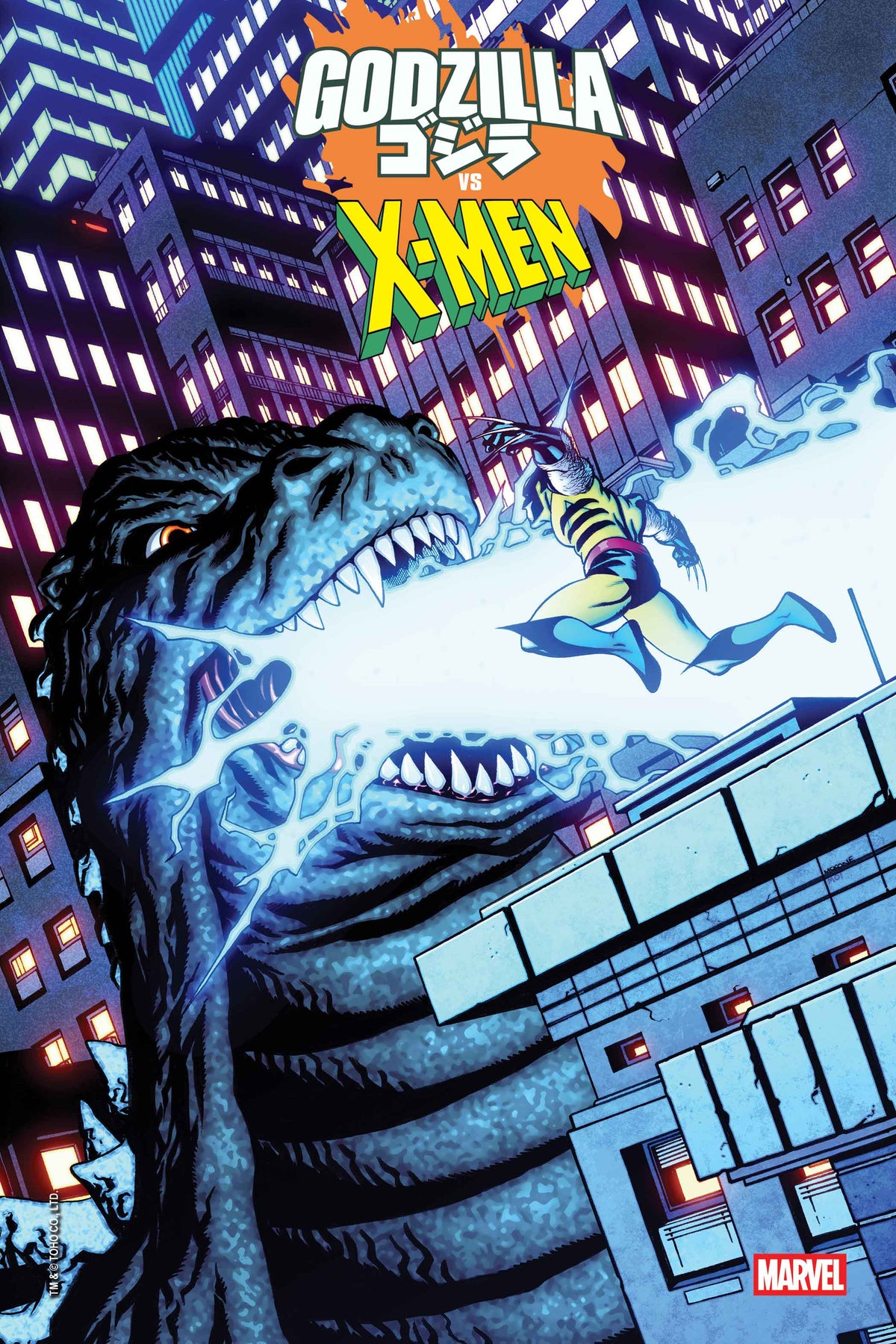 GODZILLA VS. X-MEN #1 MIKE MCKONE FOIL VARIANT