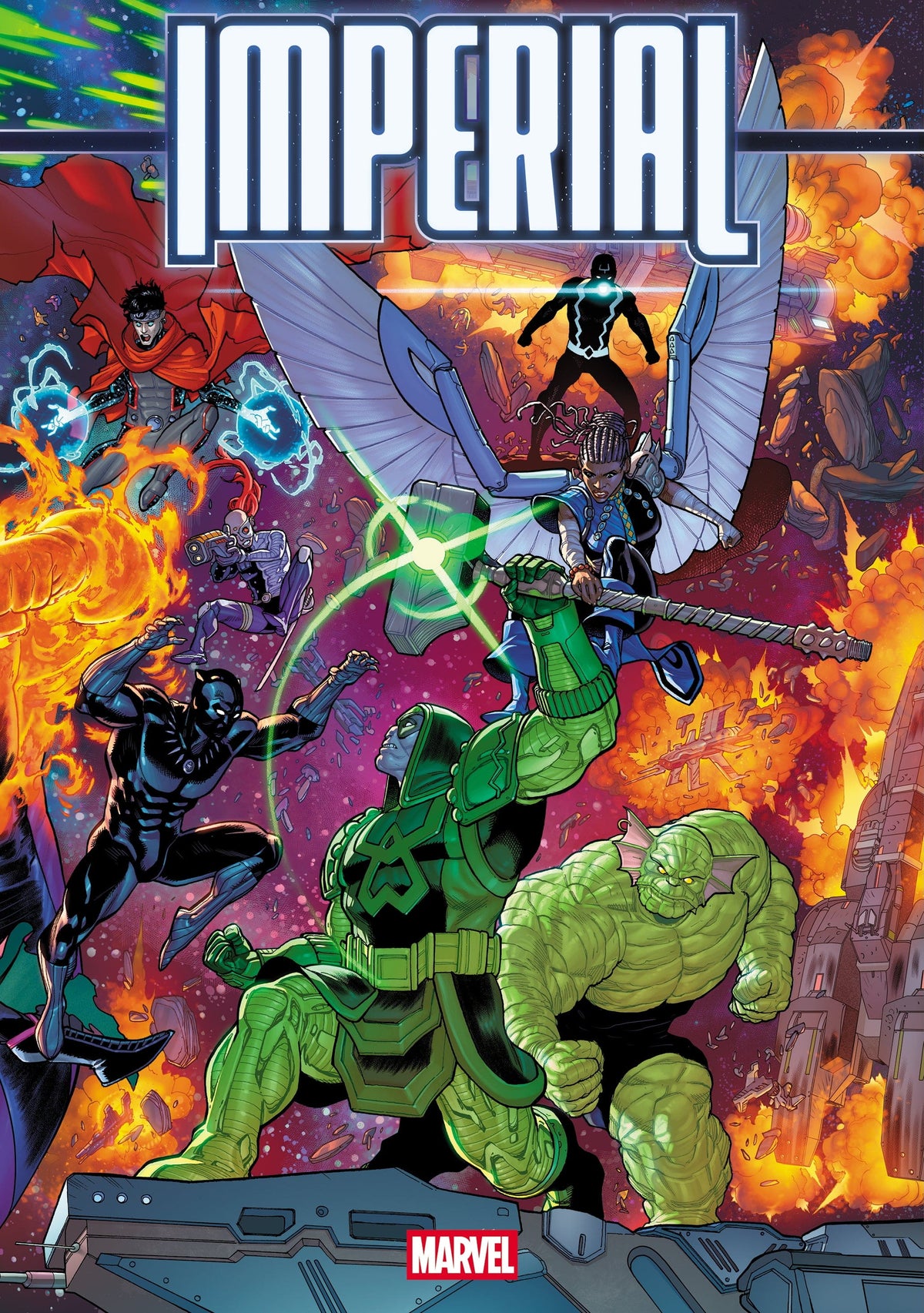 IMPERIAL #4 JAVIER GARRON 4-PART CONNECTING VARIANT