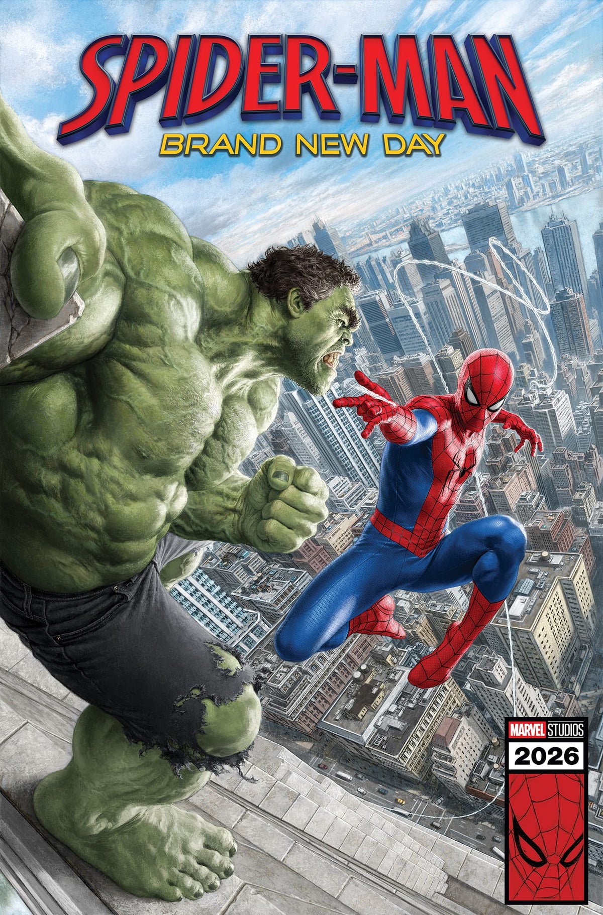 INFERNAL HULK #10 MAURO CASCIOLI SPIDER-MAN: BRAND NEW DAY MARVEL STUDIOS VARIANT (Release Date: 08/12/2026)