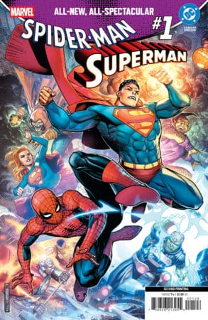 MARVEL/DC: SPIDER-MAN/SUPERMAN #1 JIM CHEUNG 2ND PRINTING VARIANT