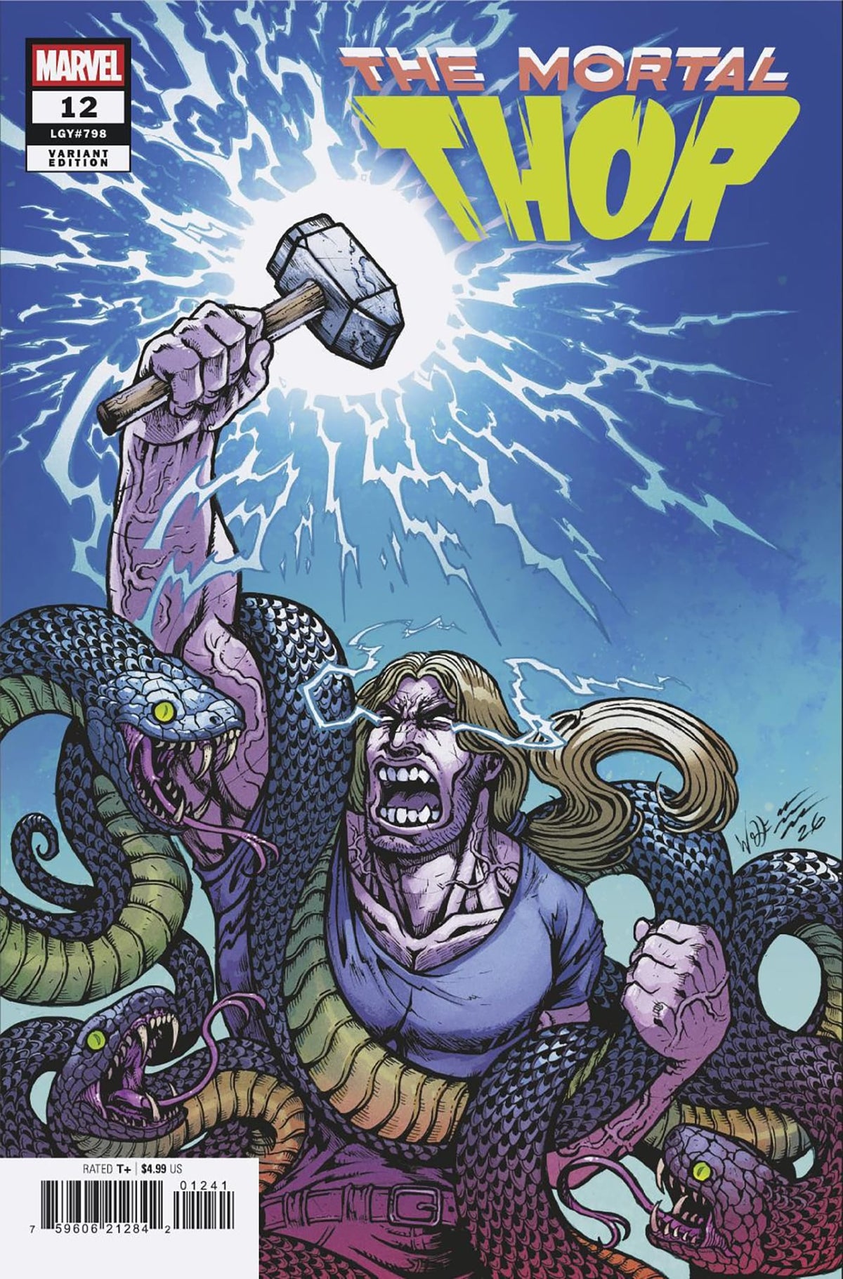 MORTAL THOR #12 MARIA WOLF VARIANT