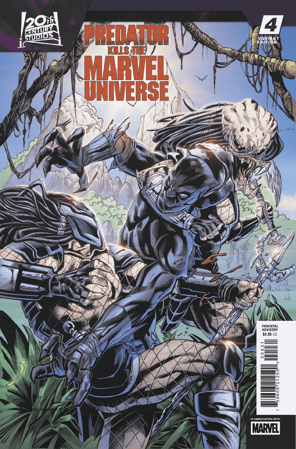 PREDATOR KILLS THE MARVEL UNIVERSE #4 CHRIS CAMPANA VARIANT